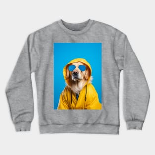 Golden Retriever Yellow Hoodie Crewneck Sweatshirt